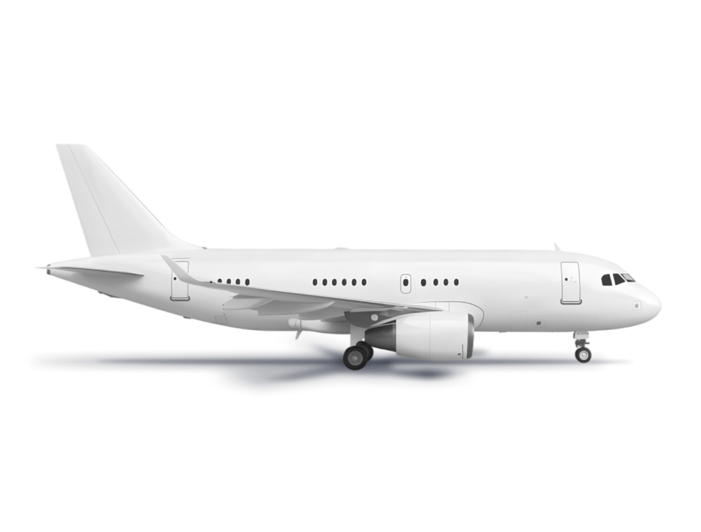 Модель самолёта Airbus 318 Elite