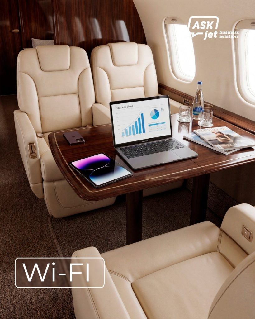 Wi-Fi в бизнес-джете