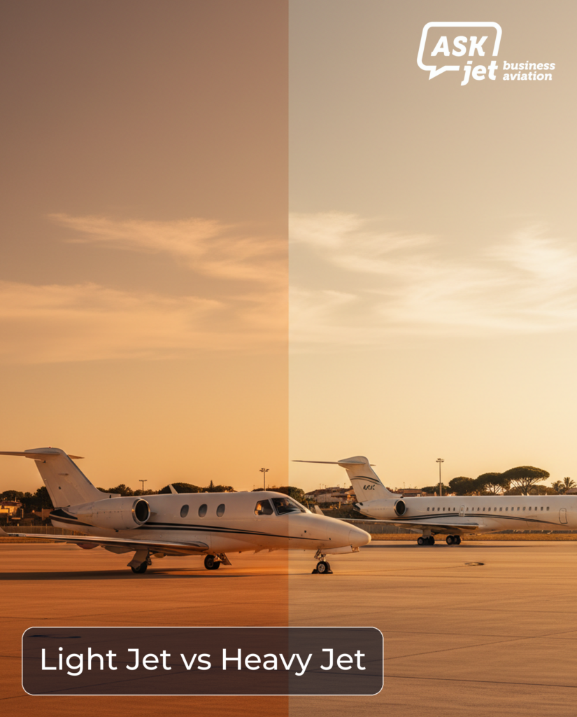 Light jet vs heavy jet — сравнение салонов двух бизнес-джетов