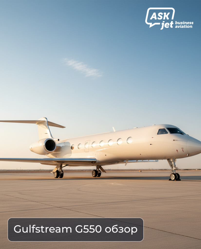 Gulfstream G550 в полёте — дальность и вместимость бизнес-джета