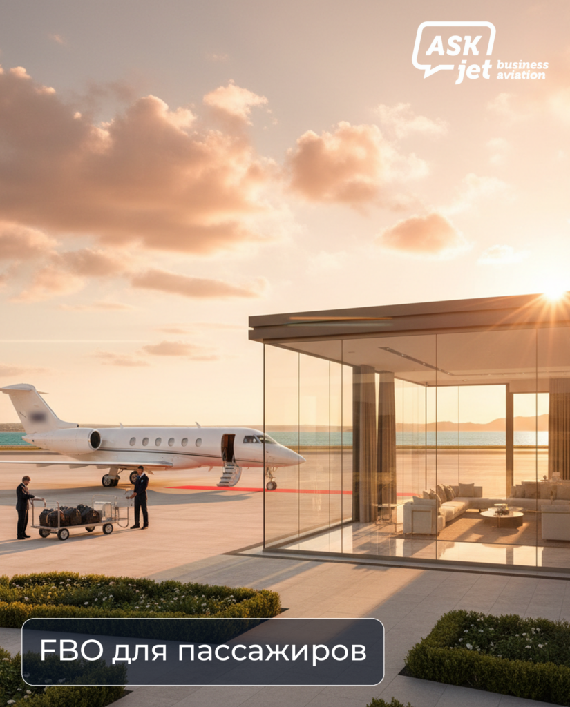 Пассажир бизнес-джета в зале ожидания FBO в авиации
