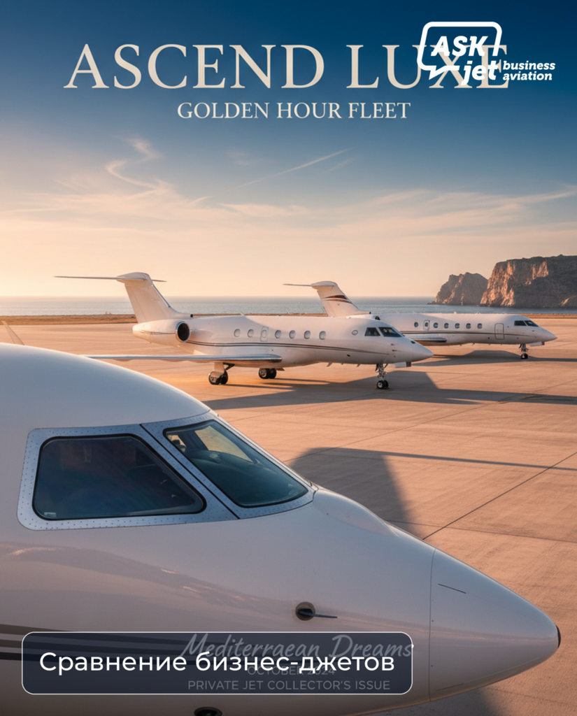 Сравнение бизнес-джетов Gulfstream Challenger Falcon в салоне