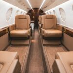 Falcon 50EX — передняя группа кресел