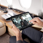 Dassault Falcon 6X — столик для работы в полёте