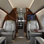 Gulfstream G600 — кресла передней пассажирской зоны
