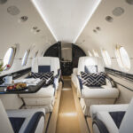 Hawker 850XP — общий вид пассажирского салона