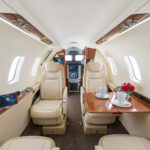 Learjet 75 — общий вид салона